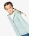 NS405 - Ecologische kindersweater met rits en capuchon Black
