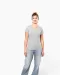 K3015 - Dames-t-shirt V-hals korte mouwen White