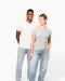 K3015 - Dames-t-shirt V-hals korte mouwen White
