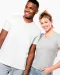 K3015 - Dames-t-shirt V-hals korte mouwen White