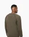 K480 - Herensweater BIO ronde hals raglanmouwen French Navy Heather