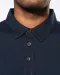 K264 - Herenpolo lange mouwen van jersey Black