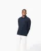 K264 - Herenpolo lange mouwen van jersey Black