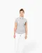 K263 - Damespolo korte mouwen van jersey White