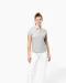 K263 - Damespolo korte mouwen van jersey White