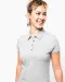 K263 - Damespolo korte mouwen van jersey White