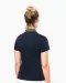K261 - Tweekleurige damespolo jersey Black / Dark Grey Heather