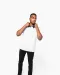 K260 - Tweekleurige herenpolo jersey Black / Dark Grey Heather