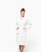 K122 - Kimono Badjas Honinggraatstructuur White