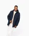 K6152 - Unisex gerecycled parka met capuchon Black