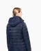 K6129 - Lichte damesparka met capuchon Black