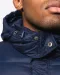 K6128 - Lichte herenparka met capuchon Black