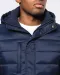 K6128 - Lichte herenparka met capuchon Black
