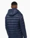 K6128 - Lichte herenparka met capuchon Black