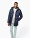 K6128 - Lichte herenparka met capuchon Black
