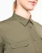 K591 - Damesoverhemd safari lange mouwen Beige