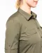 K591 - Damesoverhemd safari lange mouwen Beige