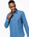 K512 - Herenoverhemd Denim Chambray Blue