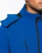 K413 - Heren softshell jas met afneembare capuchon Black