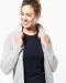 K457 - Damessweater met rits Black