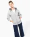 K444 - Sweatvest met capuchon White