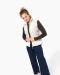 K906 - Bodywarmer van microfleece dames Natural