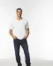 GI64V00 - Softstyle Euro Fit Adult V-neck T-shirt White