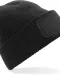 B440 - Thinsulate™ Patch Beanie Black