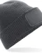 B440 - Thinsulate™ Patch Beanie Graphite Grey