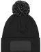 B443 - Snowstar® patch beanie Black / Graphite Grey