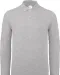 CGPUI12 - ID.001 Men's long-sleeve polo shirt Heather Grey