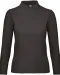 CGPWI13 - ID.001 Ladies' long-sleeve polo shirt Black