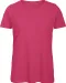 CGTW043 - Organic Cotton Inspire Crew Neck T-shirt / Woman Fuchsia