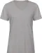 CGTW058 - TriBlend V-neck TEE / Woman Heather Light Grey