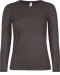 CGTW06T - #E150 Ladies' T-shirt long sleeves Bear Brown