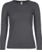 CGTW06T - #E150 Ladies' T-shirt long sleeves Dark Grey