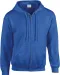 GI18600 - Heavy Blend™Adult Full Zip Hooded Sweatshirt Royal Blue