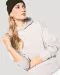 K4018 - Oversized fleece sweater met capuchon Black