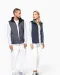 K679 - Met fleece gevoerde bodywarmer unisex Black / Grey