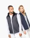 K679 - Met fleece gevoerde bodywarmer unisex Black / Grey