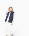 K679 - Met fleece gevoerde bodywarmer unisex Black / Grey
