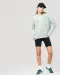 K494 - Bio lounge damessweater met capuchon Mellow Yellow