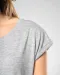 K388 - Lang dames-t-shirt Light grey heather