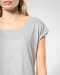 K388 - Lang dames-t-shirt Light grey heather