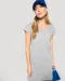 K388 - Lang dames-t-shirt Light grey heather