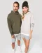 K4018 - Oversized fleece sweater met capuchon Black