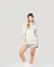 K4018 - Oversized fleece sweater met capuchon Black