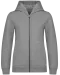NS405 - Ecologische kindersweater met rits en capuchon Moon Grey Heather