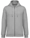 NS402 - Ecologische uniseks sweater met capuchon en rits Moon Grey Heather