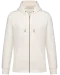 NS402 - Ecologische uniseks sweater met capuchon en rits Ivory